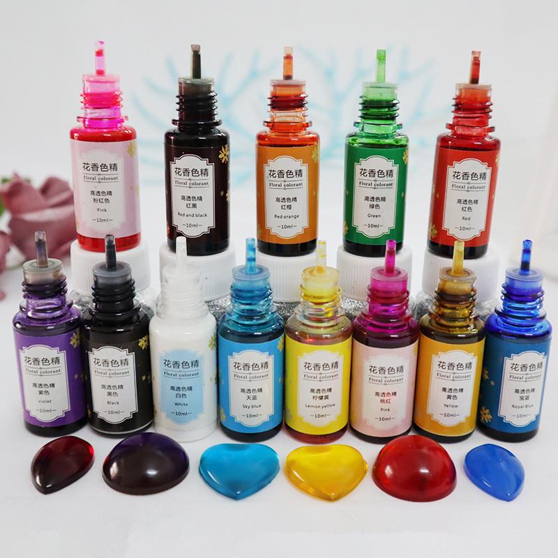 Resin Dye Alcohol - エポキシ樹脂,エポキシ,顔料,液体インク,温熱,ジュエリーの製造,10ml