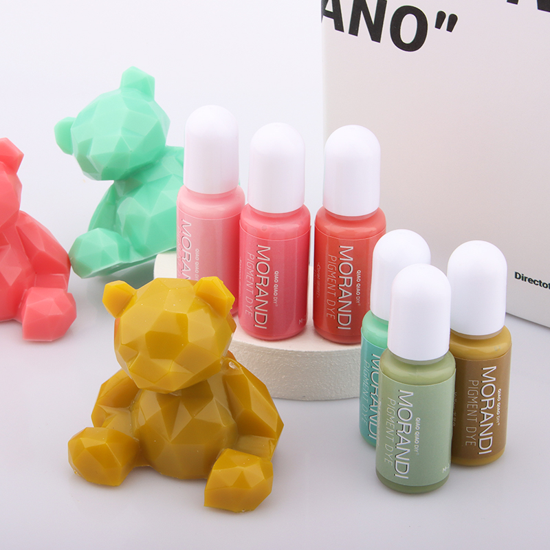 Epoxy Uv Resin Kit - ジュエリー作り用エポキシ樹脂顔料,UV樹脂工芸品,モランディ液体染料,キャンドルと石鹸インク,アルコール着色剤,10ml, 24色