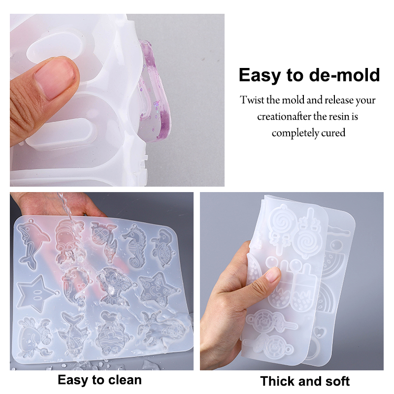 シリコンモールド,エポキシ樹脂,混合型,ジュエリー作り,キャ - Serving Tray Mold のレビューと価格
