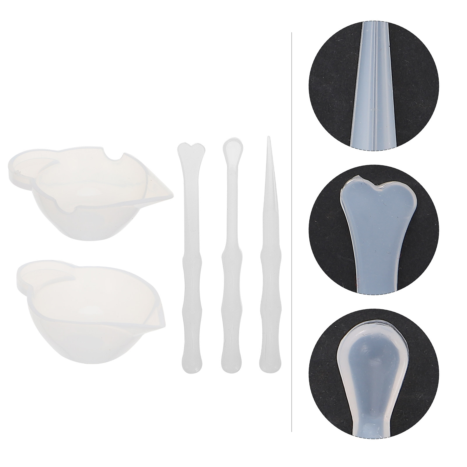 エポキシ混合カップ、攪拌棒、再利用可能なシリコン型、DIYク - Mixing Cup Silicone のレビューと価格