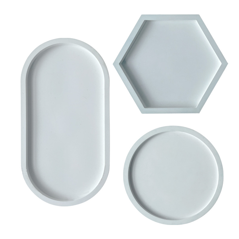 ラウンドコースターシリコーン型 DIY 手作り楕円形石膏セメ - Coaster Mold Round のレビューと価格
