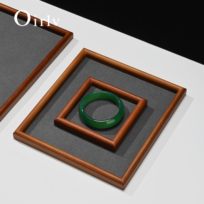 Oirlv 4 サイズ木製ジュエリートレイリングイヤリングブ - Wood Ring Blank のレビューと価格