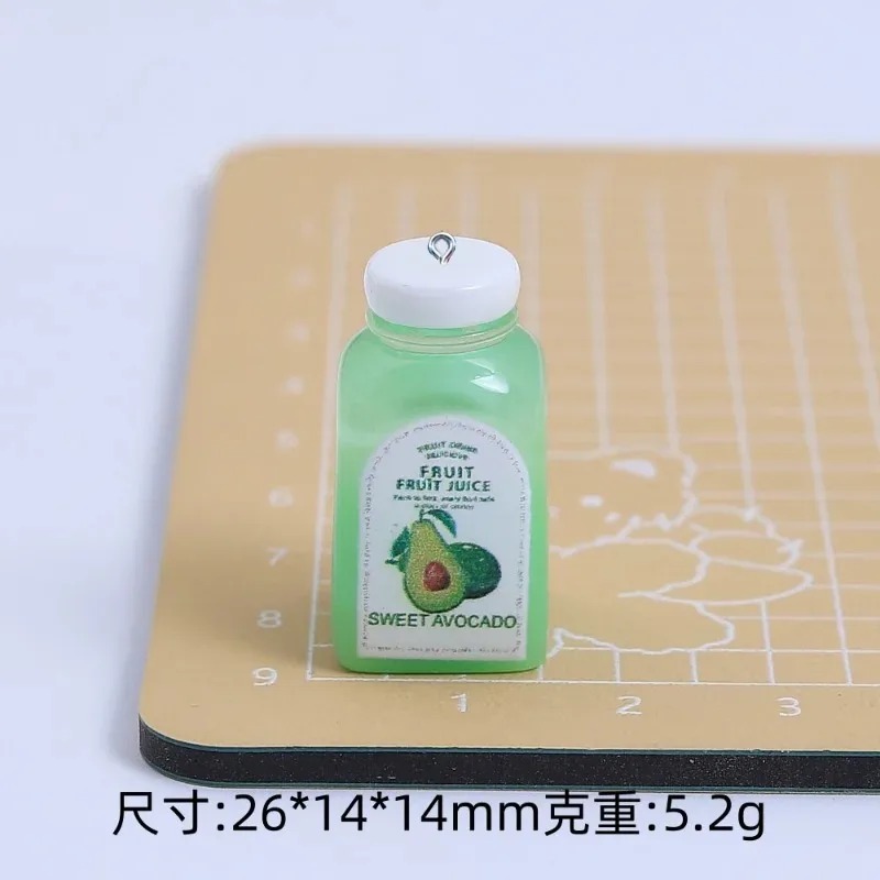 10個入り かわいいミニ3Dチェリーオレンジジュースボトル  - Resin Craft Supplies のレビューと価格