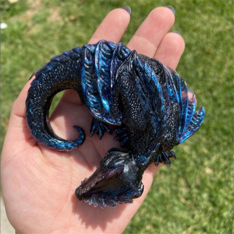 3 スタイルミラー眠いドラゴン恐竜シードラゴンの卵シリコーン - Resin Craft Material のレビューと価格