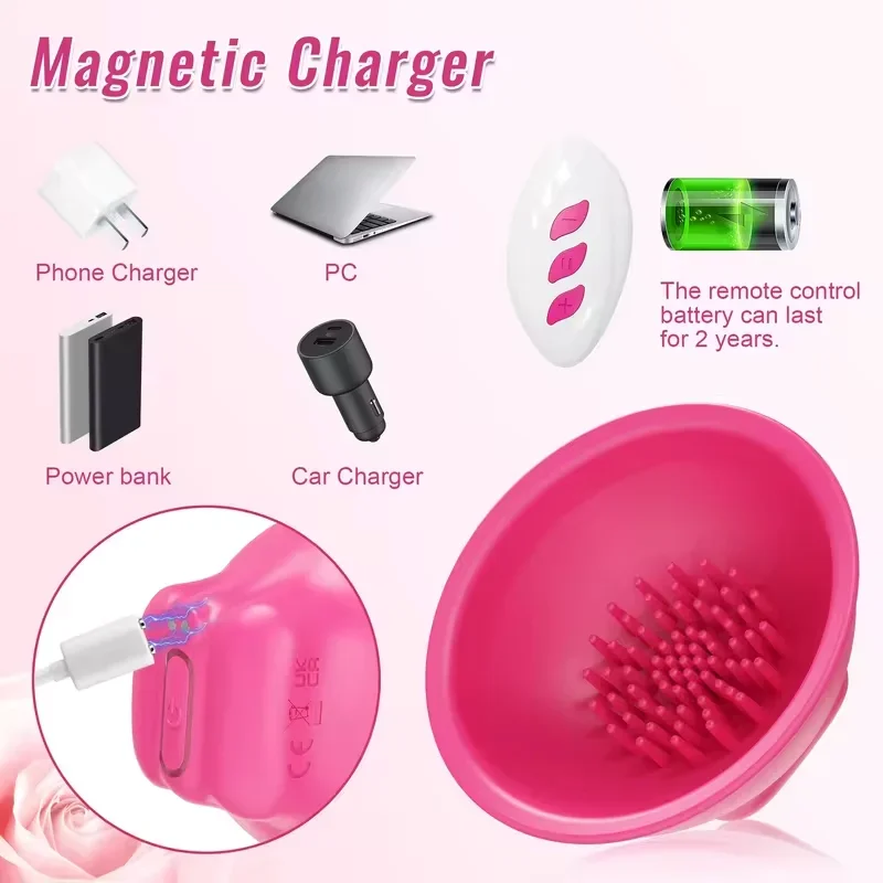 女性用リモコン付き乳首バイブレーター,大人の大人のおもちゃ, - Vacuum Chamber Small のレビューと価格