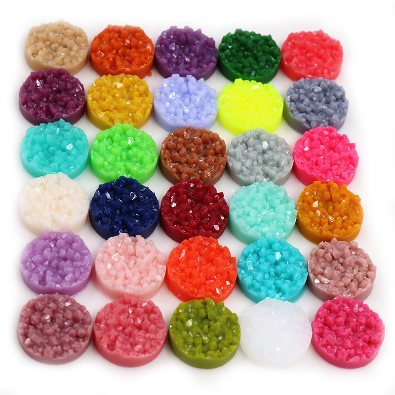40 個樹脂 Druzy カボションドーム 8/10/12  - Resin Craft Projects のレビューと価格