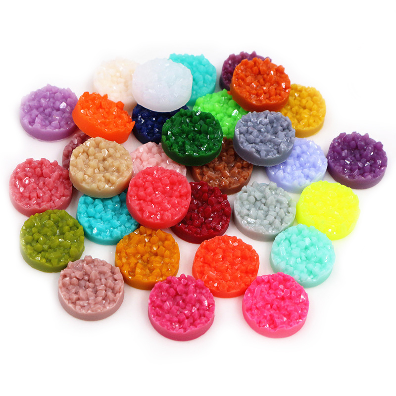 40 個樹脂 Druzy カボションドーム 8/10/12  - Resin Craft Projects のレビューと価格