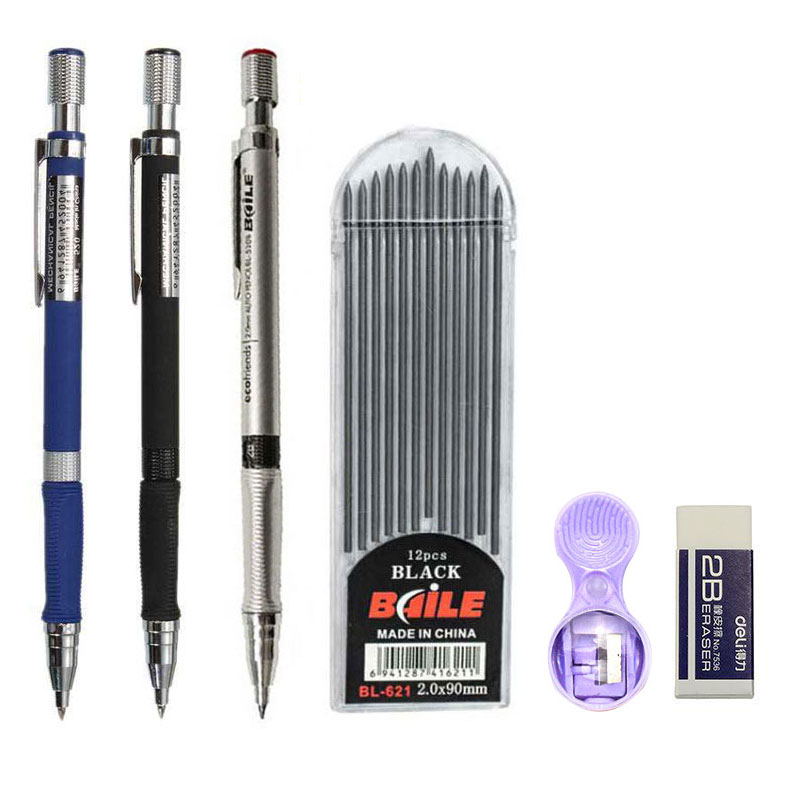 2.0mm シャープペンシルセット 2B 自動鉛筆 カラー/ - Staedtler Pencil Lumocolor のレビューと価格