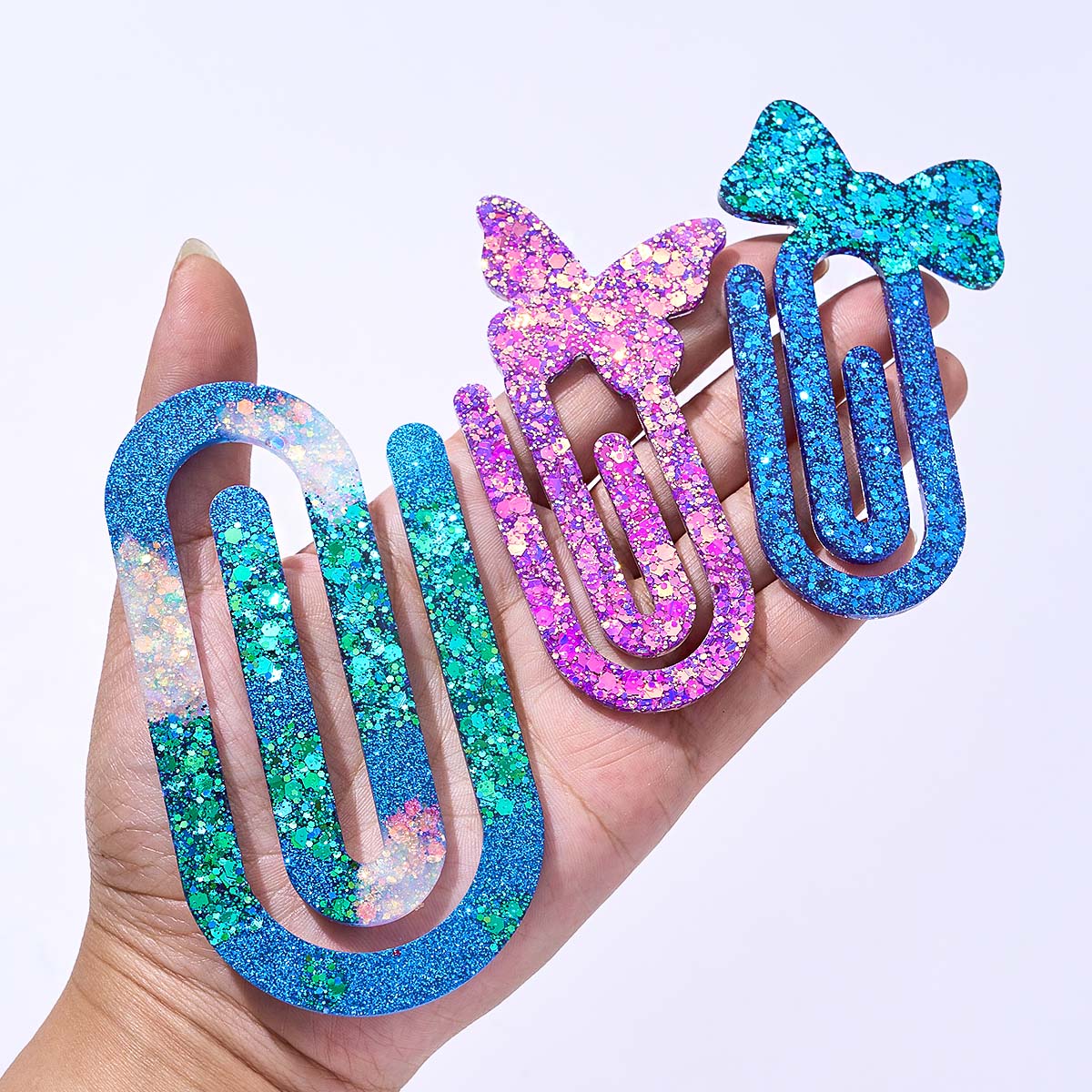 クリスタルエポキシ樹脂モールド DIY ペーパークリップホル - Resin Craft Material のレビューと価格