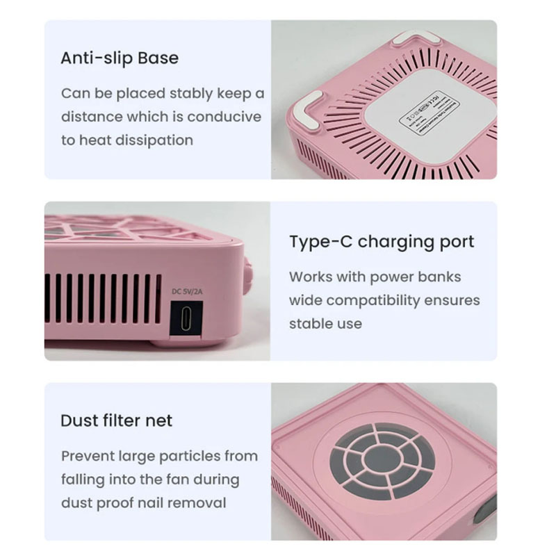 充電式ネイルダストコレクター、6000RPM強力ネイルバキュ - Vacuum Chamber Small のレビューと価格