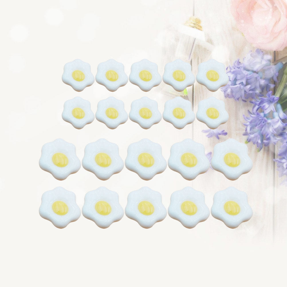 20個入り 模造目玉焼き レジンアクセサリー DIYスマホケ - Resin Craft Material のレビューと価格