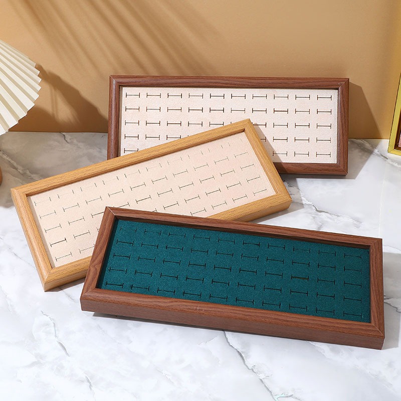 ファッションジュエリートレイベルベット 50 スロットリング - Wood Ring Blank のレビューと価格