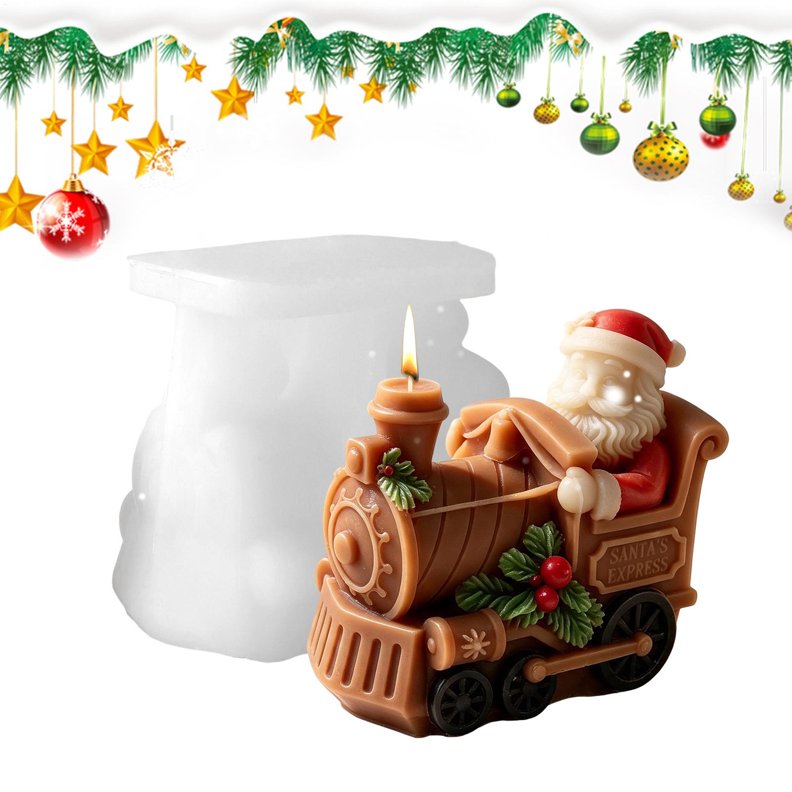 クリスマスキャンドルモールド トレイン型キャンドル製作モール - Resin Craft For Beginners のレビューと価格