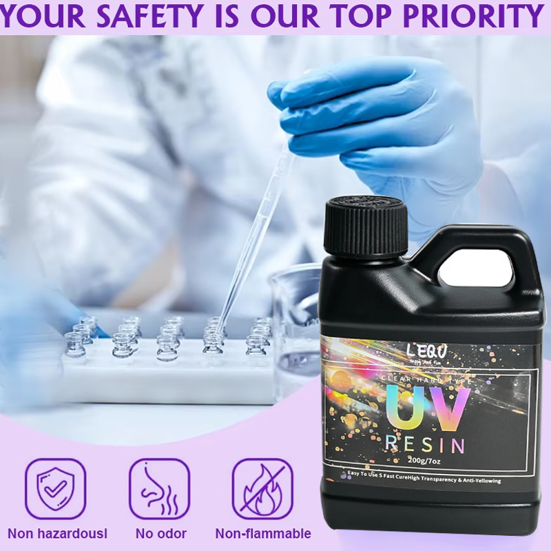 200/500g UVレジンキット、アップグレードされたクリ - Epoxy Uv Resin Kit のレビューと価格