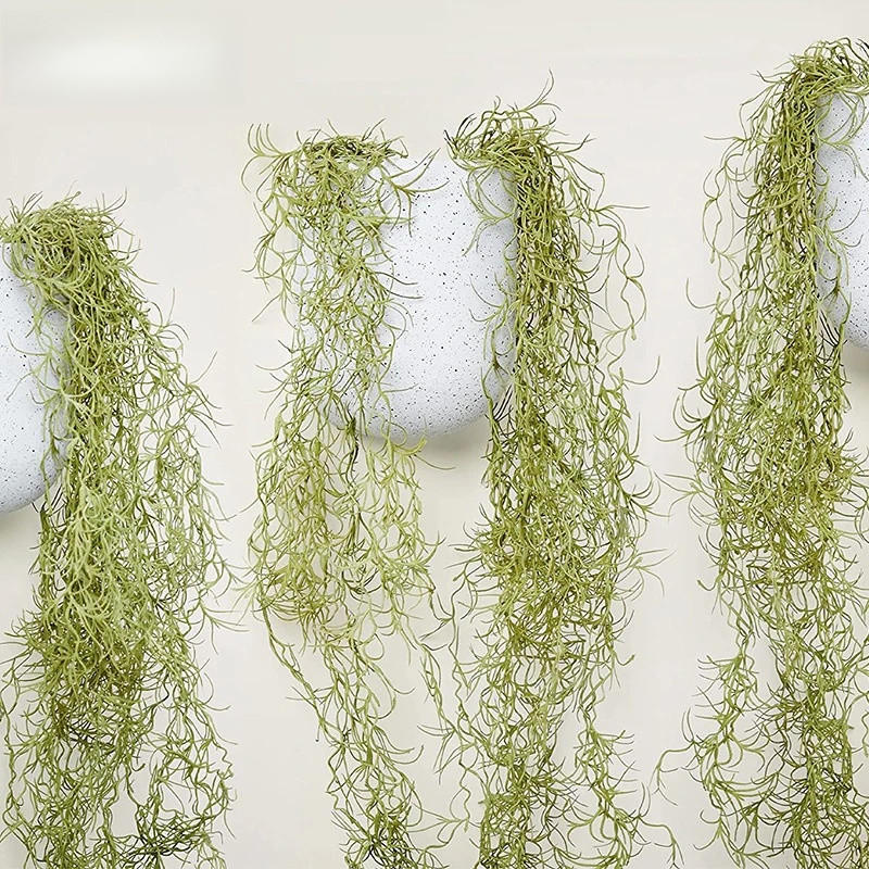 85cm グリーン人工植物モスアイビーファーンヴァイン ホー - Terrarium Moss Art のレビューと価格