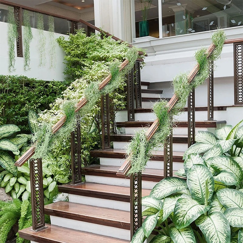 85cm グリーン人工植物モスアイビーファーンヴァイン ホー - Terrarium Moss Art のレビューと価格