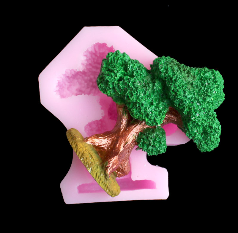 松の木シリカゲルモールド DIY ソフトキャンディ、粘土、キ - Resin Craft Material のレビューと価格
