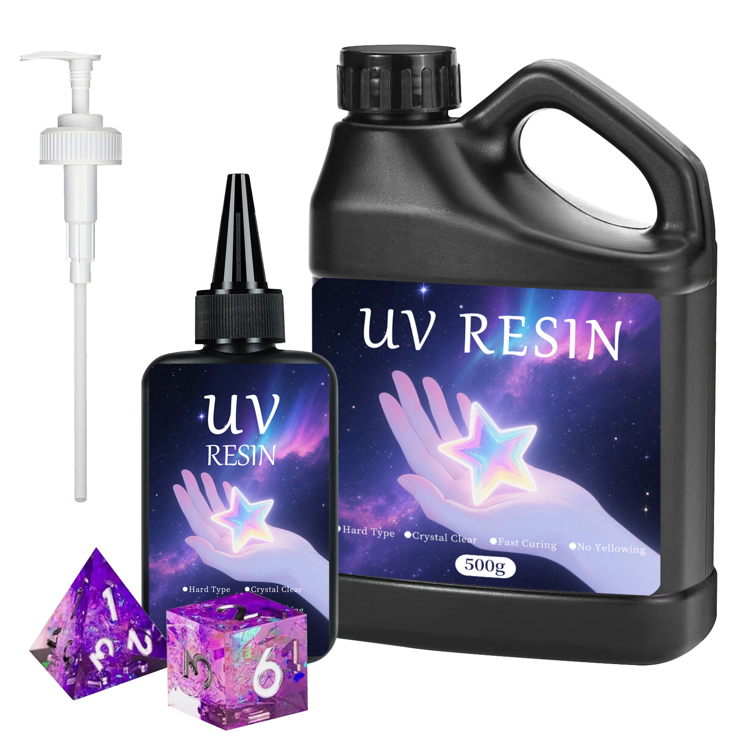 UVレジンキット（鋳造ツール付き） - 超透明、硬質、低臭、 - Epoxy Uv Resin Kit のレビューと価格