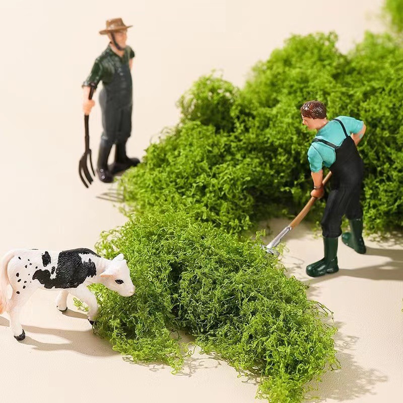 30/100 グラム人工緑植物苔永遠の命苔草ホームリビングル - Terrarium Moss Art のレビューと価格