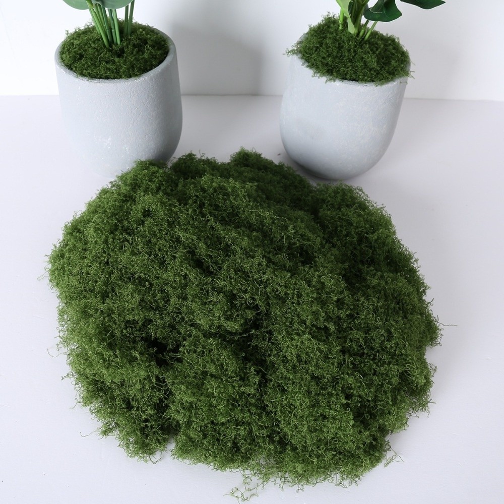 ポリエステル製人工苔植物 DIYクラフト リアルな質感の保存 - Terrarium Moss Art のレビューと価格