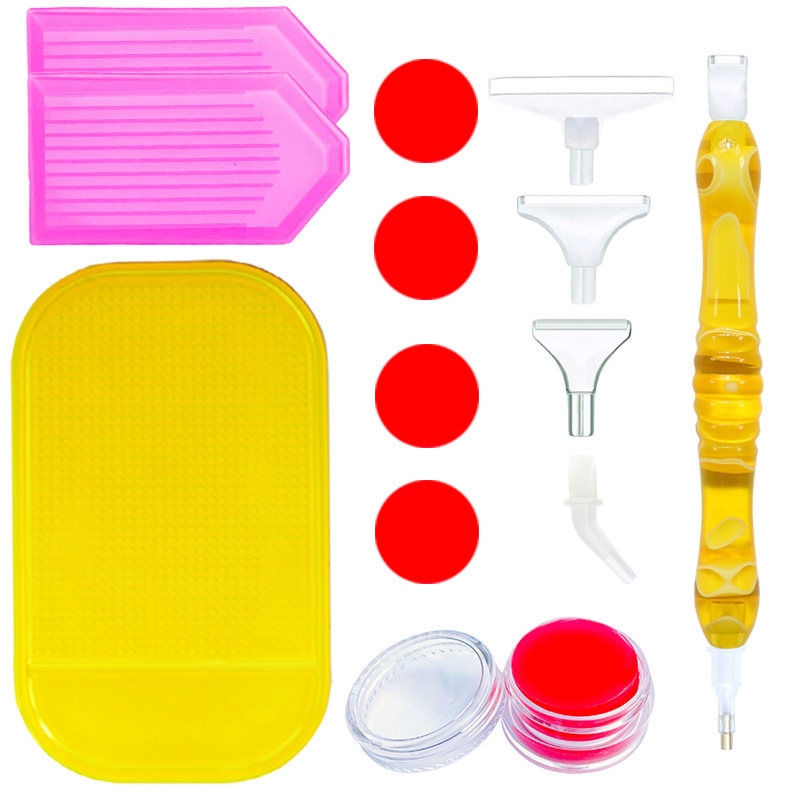 1セット 新しい5Dダイヤモンドペインティング樹脂製ドリルペ - Resin Craft Kit のレビューと価格