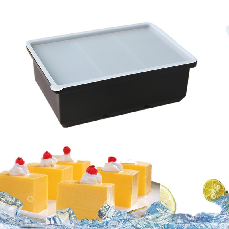 巨大な食品保存容器、蓋付きシリコン製冷凍トレイ、特大スープア - Serving Tray Mold のレビューと価格