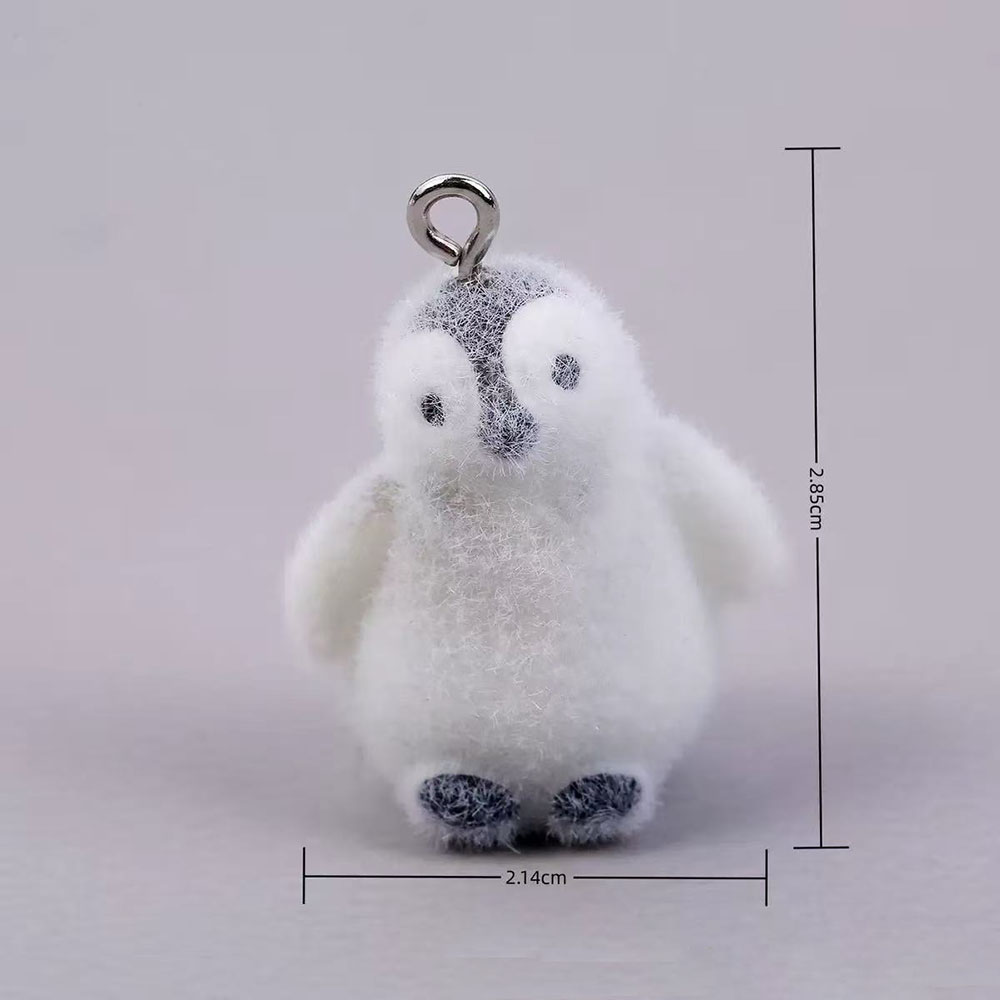 5個入り フロッキング加工 小さなペンギン レジンチャーム  - Resin Craft Projects のレビューと価格